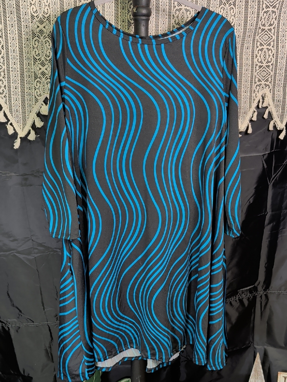 3x Honey & Lace Brea Dress NWT Ladies Retro Swirl Swing Lightweight Dress